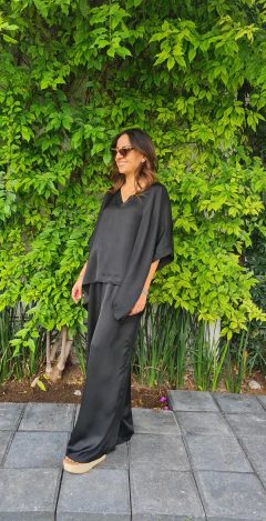 Set seda satinado negro - tienda en línea