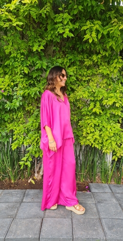 Imagen de Set seda satinado rosa