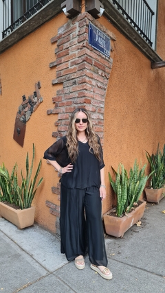 Conjunto Seda Negro - tienda en línea