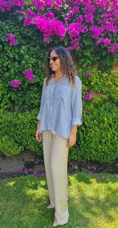 Camisa rayas azul en internet