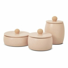 Pote em cerâmica com tampa - comprar online