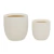 Cachepot em cerâmica off white na internet