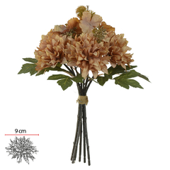 Buque dalia ocre 33cm