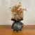 Vaso murano trouxinha preto 13cm - comprar online