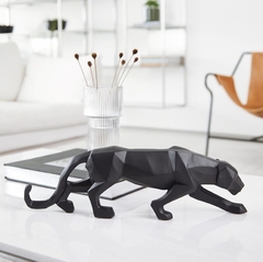Escultura leopardo em poliresina na internet