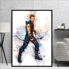 Marvel Filme Avengers Poster Aquarela Da Lona Homem De Ferro Homem Aranha Hulk I - loja online