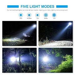 A100 led ao ar livre recarregável zoom mini lanterna tocha de energia t6
