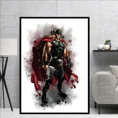 Marvel Filme Avengers Poster Aquarela Da Lona Homem De Ferro Homem Aranha Hulk I na internet