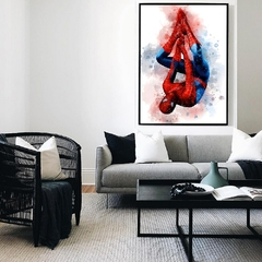Marvel Filme Avengers Poster Aquarela Da Lona Homem De Ferro Homem Aranha Hulk I na internet