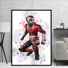 Marvel Filme Avengers Poster Aquarela Da Lona Homem De Ferro Homem Aranha Hulk I - comprar online