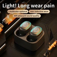 Sem fio Bluetooth Headset Toque Luz Mini Alta Qualidade Tampões Anti Suor HD So - comprar online