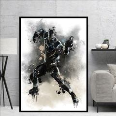 Imagem do Marvel Filme Avengers Poster Aquarela Da Lona Homem De Ferro Homem Aranha Hulk I