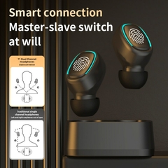 Sem fio Bluetooth Headset Toque Luz Mini Alta Qualidade Tampões Anti Suor HD So