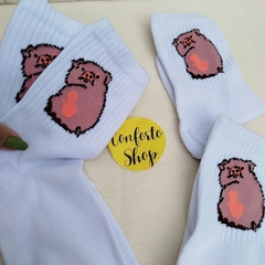 Medias 3/4 cerdito pato