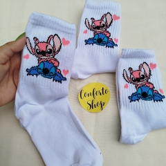 Medias 3/4 Stitch y Angel - comprar online
