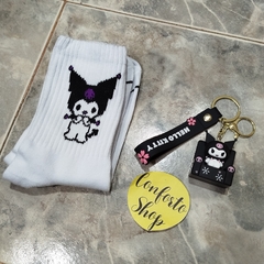 Pack kuromi (llavero+media 3/4) - comprar online
