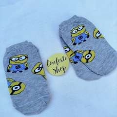 Soquete kids Minion gris en internet