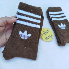 Medias 3/4 Adidas marrón - comprar online