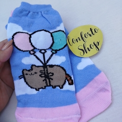 Soquete gatito con globos - comprar online