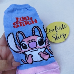 Soquete angel stitch (celeste) - comprar online