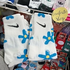 medias 3/4 nike florecitas