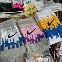 medias 3/4 nike bicolor