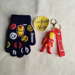 Pack iron man (llavero + guantes kids) - comprar online