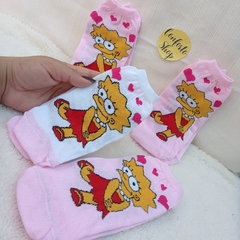 soquete lisa corazones