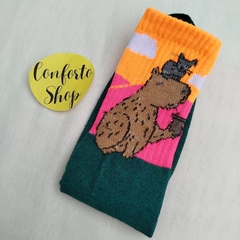 Medias 3/4 capibara mate al atardecer - comprar online