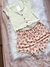 Pijama manguinha com detalhe