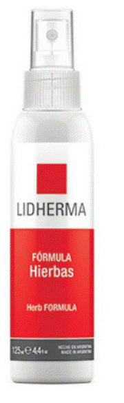 FÓRMULA “Hierbas” LOCION LIDHERMA . FUNCION HIDRATACION (Presentación: FRASCO 125 ML y 500 ML)