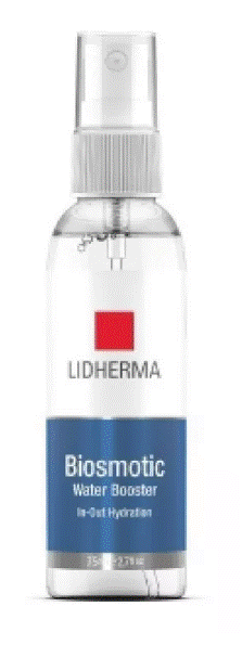 BIOSMOTIC:” Water Booster” LOCION LIDHERMA. FUNCION HIDRATACION (Presentación: FRASCO SPRAY 75 ml CON ESTUCHE)