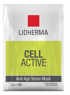 CELLACTIVE: “ Anti Age Tecnomask”.LIDHERMA. MASCARA FUNCION ANTIAGE. (Presentación: Sobre 1 unidad 22g).
