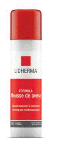 FORMULA: “MOUSSE DE AVENA”.LIDHERMA. EFECTO DESCONGESTIVO-HUMECTANTE. (Presentación: Aerosol con dosificador 250g.)