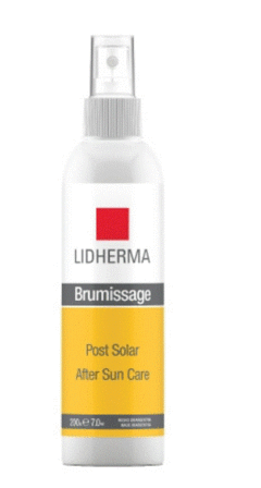 BRUMISSAGE "POST SOLAR". LIDHERMA. FUNCION HIDRATACION. (Presentación: Spray 200ml.)