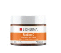 Radian C “Lightening Face Cream”. LIDHERMA. FUNCION ANTIOXIDANTE ( Presentación: Pote con estuche 50g.)