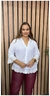 Camisa Plus Size Manga 3/4 com Detalhe Laise - comprar online
