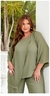 Conjunto Plus Size Calça e Blusa Assimétrica - comprar online