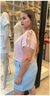 Blusa Plus Size Lisa Manga Curta com Detalhes Vazados - comprar online
