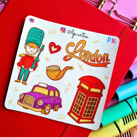 Cartela Pocket Londres - Limão & Pêssego