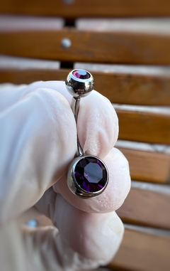 Navel cristales violetas