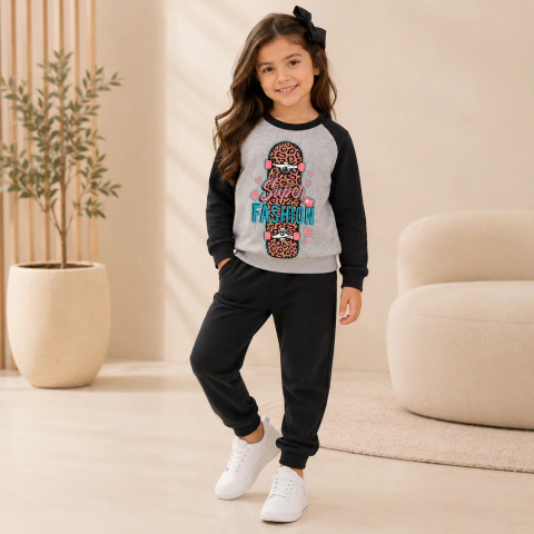 Conjunto Infantil Super Fashion