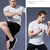Camisas Masculina de ginástica, manga curta, moda verão na internet