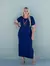 Vestido Camisetão Azul - Chica Fashion