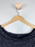 Blusa Ciganinha Amaro Preta em Lurex Prata TAM.M CÓD.146 - La Dorita Brechó