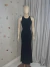 Vestido Longo Preto Estilo Sereia TAM.M CÓD.607 - La Dorita Brechó