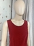 Vestido Mob vermelho Barra Assimétrica TAM.P CÓD.602 - La Dorita Brechó