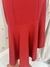 Vestido Mob vermelho Barra Assimétrica TAM.P CÓD.602