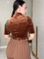 Blusa de Veludo Marrom La Chocolé Canelada na internet