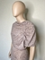 BLUSA ZARA BEGE TRICÔ MANGA ASSIMÉTRICA TAM.P - La Dorita Brechó